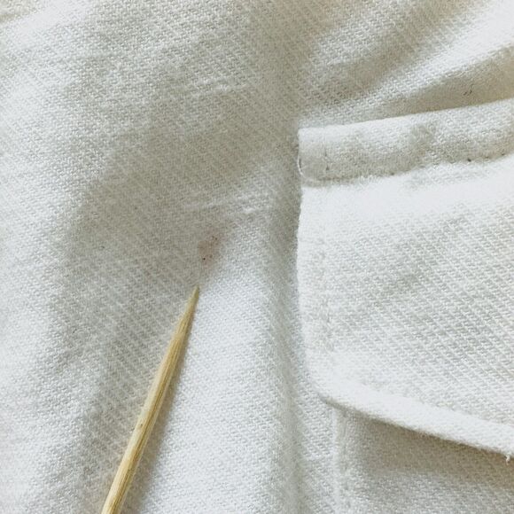 Talbots Petites Shorts Size 8P White Irish Linen Blend High-Rise Pockets - Picture 1 of 8